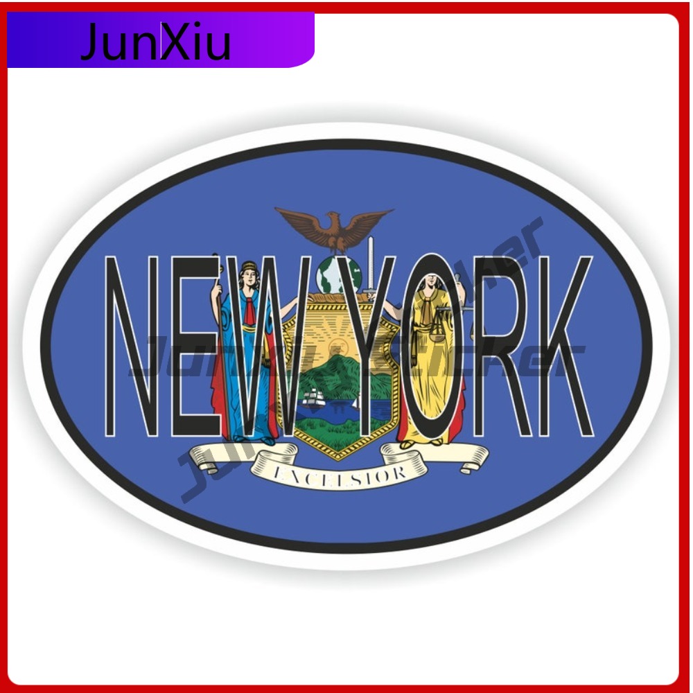 Car Accessories York - Adesivo oval de nova york com