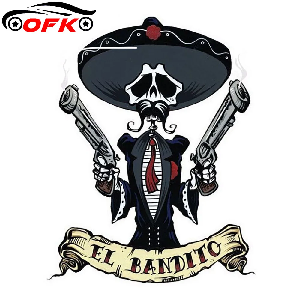 Car Accessories On Amazon - Acessórios do carro el bandito crânio