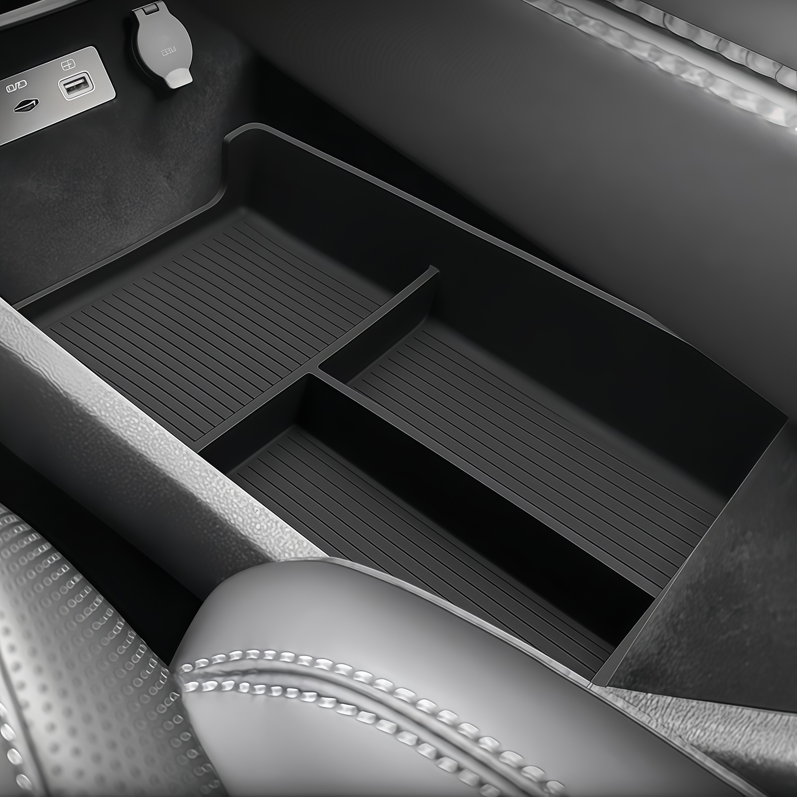 Car Accessories Essentials - Organizador de Armazenamento Inferior para Console