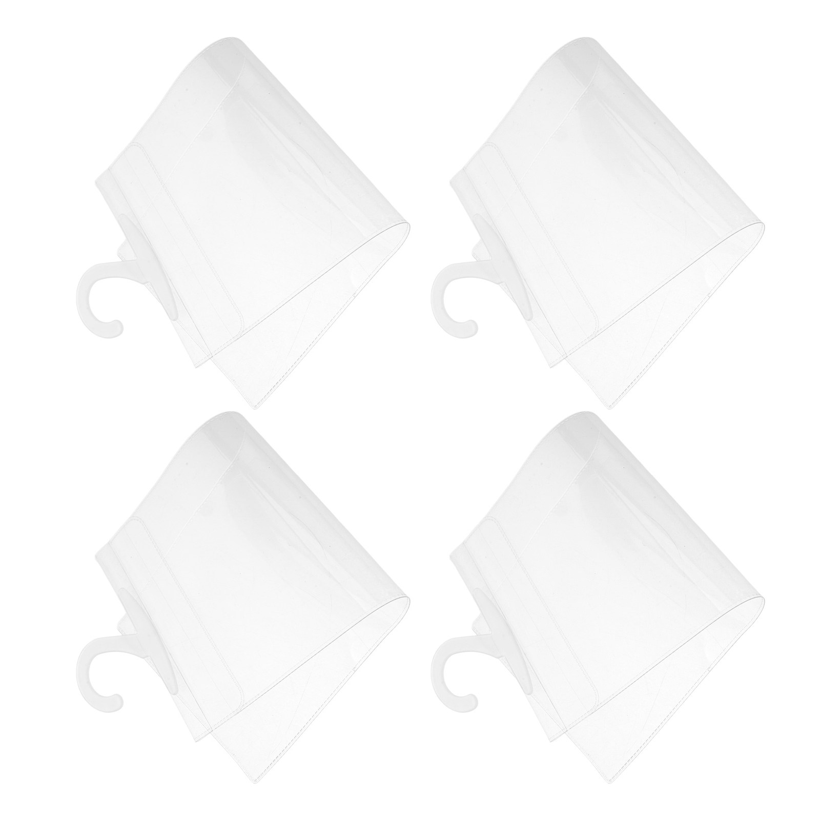 Car Trunk Organizer - 4 unidades de suporte transparente para
