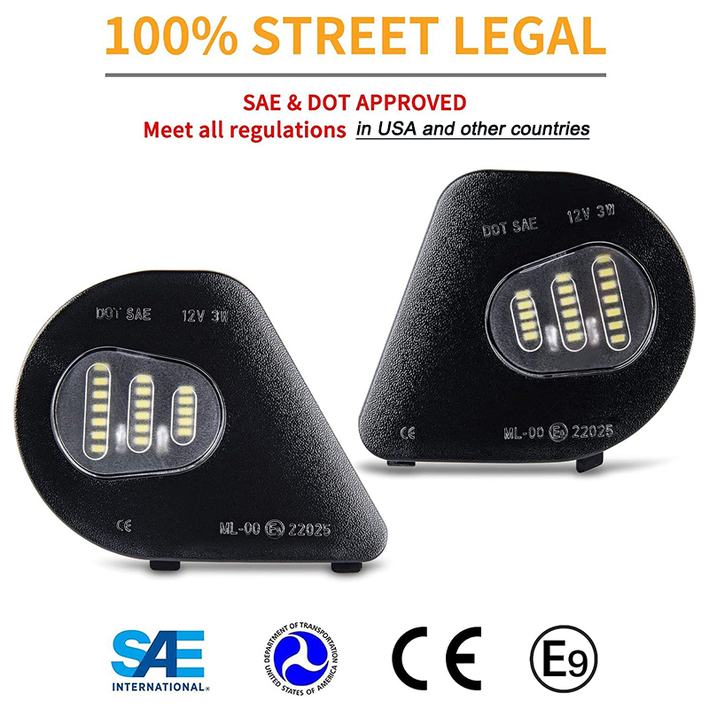2 Peças Luzes LED de Cortesia  - Car Accessories Under 100 avaliação e preço