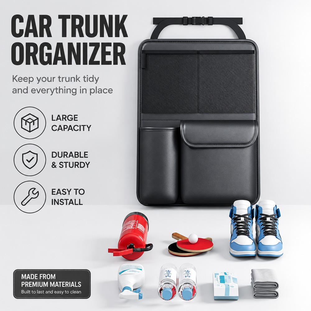 Organizador de Porta-Malas de  - Car Trunk Organizer avaliação e preço