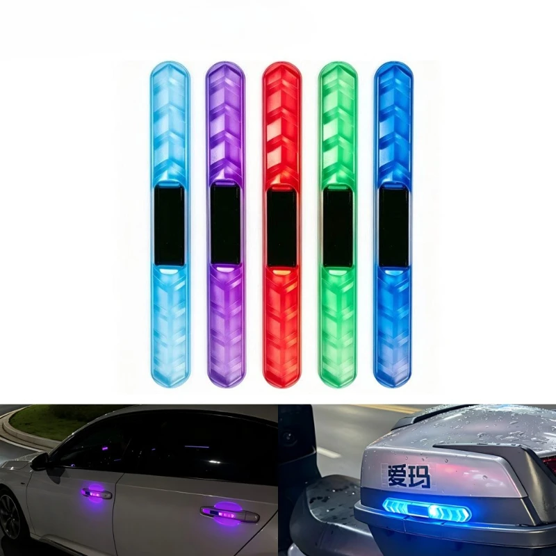 1 Unidade Luz Estroboscópica S - Car Door Handle Protector avaliação e preço